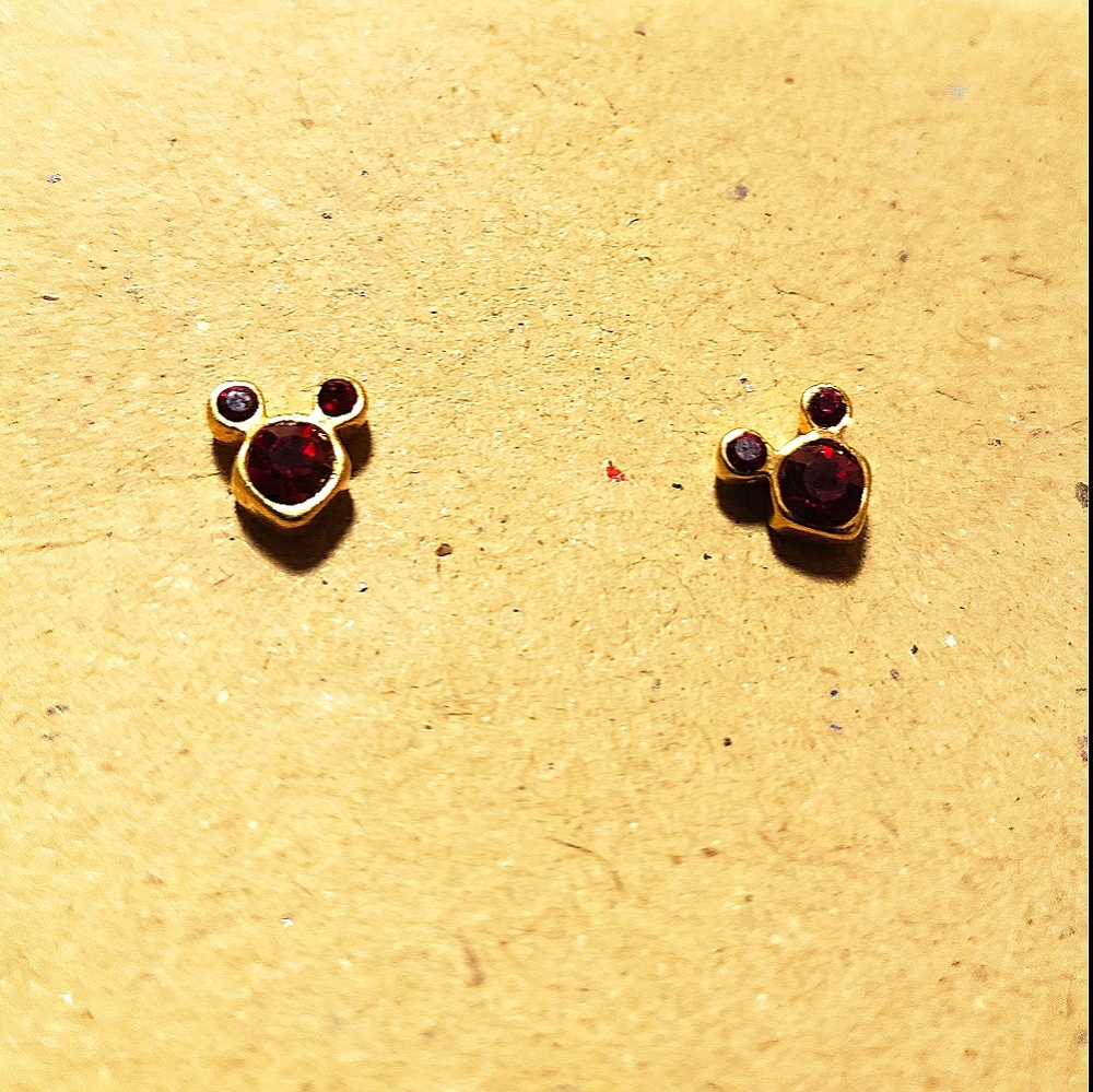 Last Chance - Bundle and Save - Disney gold Mickey stud earrings